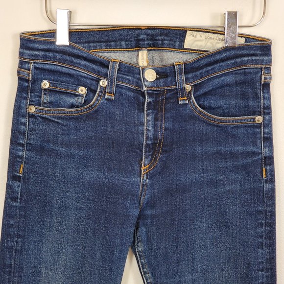 RAG AND BONE High Rise Skinny Jeans 27 EUC - Picture 3 of 7